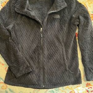 The North Face Women's Black Textured Teddy Jacket
